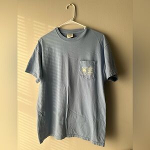 Southern Fried Cotton Sky Blue Short Sleeve Tee